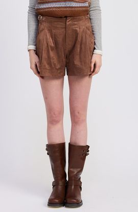 JACQUIE THE LABEL JACQUIE THE LABEL Cordelia Faux Suede Shorts