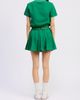 Jacquie The Label Jacquie The Label Jaquie The Label Sonnet Pleated Mini Skort in Green, Women's at Urban Outfitters - 2