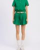 Jacquie The Label Jacquie The Label Jaquie The Label Sonnet Pleated Mini Skort in Green, Women's at Urban Outfitters - 3