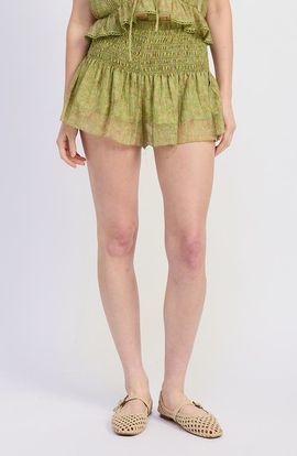 JACQUIE THE LABEL JACQUIE THE LABEL Jenny Smocked Shorts