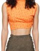 Jade Cropper Jade Cropper Orange Asymmetric T-Shirt - 1