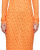 Jade Cropper Jade Cropper Orange Printed Midi Dress - 1