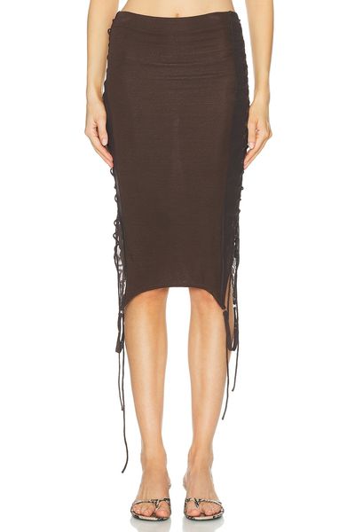 Jade Cropper Jade Cropper Side Tie Midi Skirt