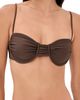 JADE Swim JADE Swim Mia Bikini Top Mocha Sheen - 1