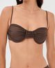 JADE Swim JADE Swim Mia Bikini Top Mocha Sheen - 2