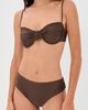 JADE Swim JADE Swim Mia Bikini Top Mocha Sheen - 5