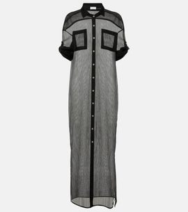 Jade Swim Jade Swim Mika mesh shirt dress