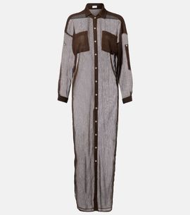 Jade Swim Jade Swim Mika sheer shirt dress