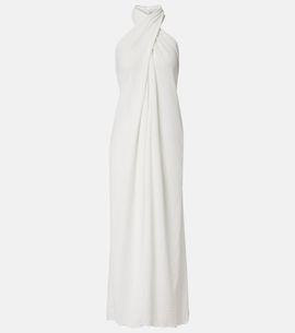 Jade Swim Jade Swim Stella sheer halterneck maxi dress