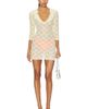 Jaded London Jaded London 3/4 Sleeve Lace Dress - 1