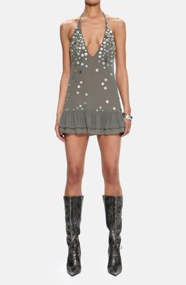 JADED LONDON JADED LONDON Button Me Up Minidress