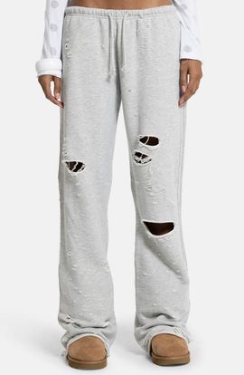 JADED LONDON JADED LONDON Cleo Distressed Cotton Blend Joggers