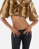 JADED LONDON JADED LONDON Cropped Oversized Shoulder Faux Fur Jacket - 5