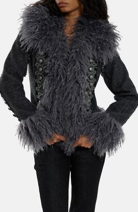 JADED LONDON JADED LONDON Drummer Faux Fur Jacket
