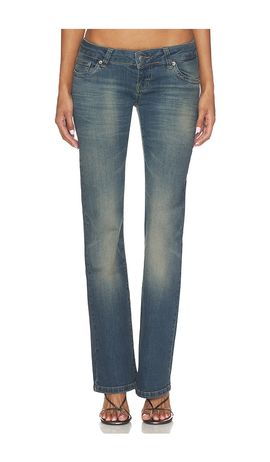 Jaded London Jaded London Eden Low Rise Stretch Bootcut Jeans