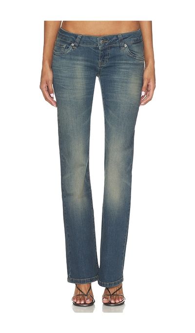 Jaded London Jaded London Eden Low Rise Stretch Bootcut Jeans