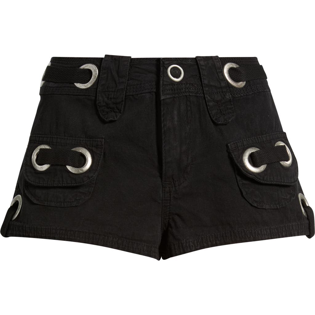 JADED LONDON JADED LONDON Eyelet Cargo Mini Shorts