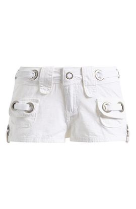 JADED LONDON JADED LONDON Eyelet Cargo Shorts