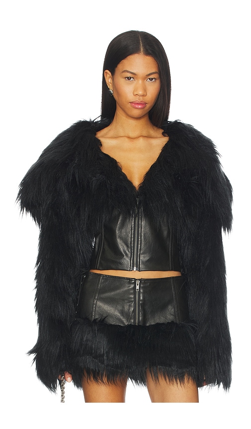 Jaded London - Mendoza Faux Fur Jacket