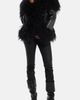 JADED LONDON JADED LONDON Faux Leather & Faux Fur Toggle Coat - 5