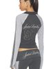 Jaded London Jaded London Football Baby Tee Studded - 1
