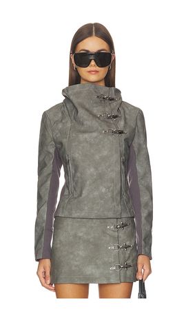 Jaded London Jaded London Funnel Neck Jacket