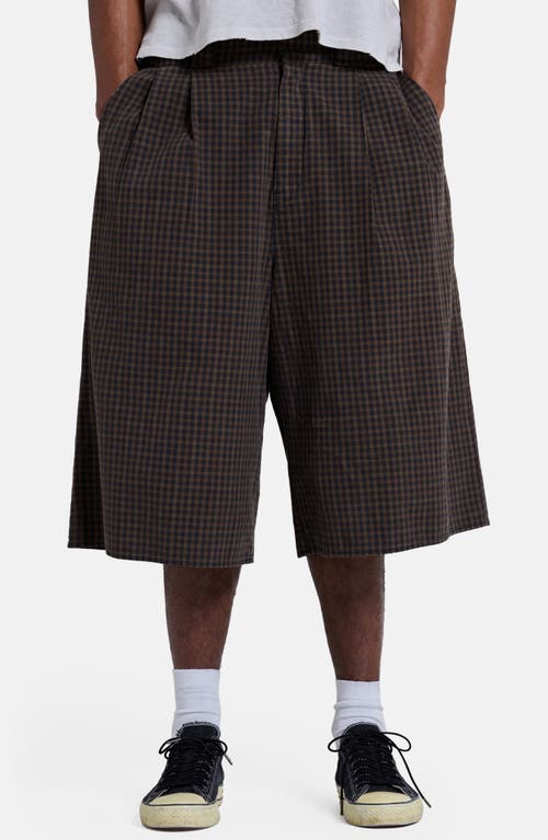 JADED LONDON JADED LONDON Goliath Pleated XL Check Shorts