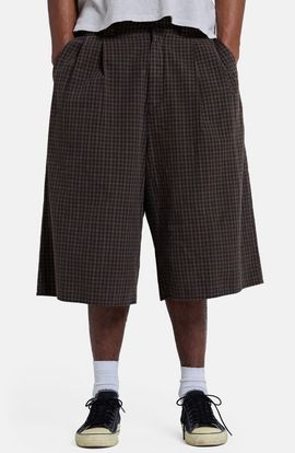 JADED LONDON JADED LONDON Goliath Pleated XL Check Shorts
