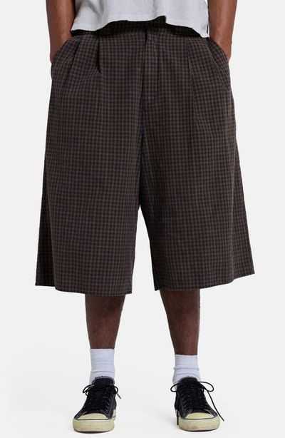 JADED LONDON JADED LONDON Goliath Pleated XL Check Shorts