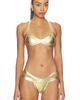 Jaded London Jaded London Idol Metallic Bandage Bikini Top - 1