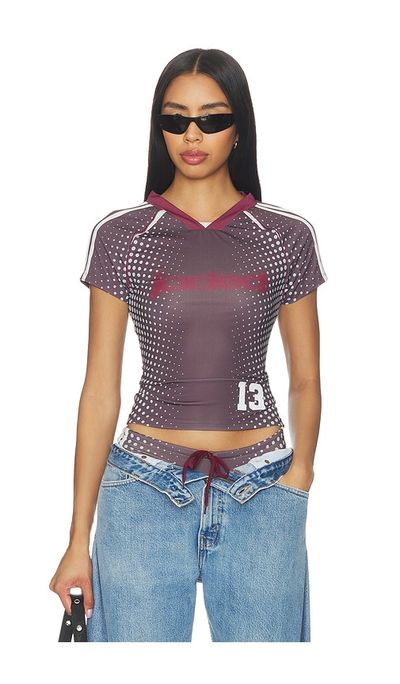 Jaded London Jaded London Illusion Print Football Baby Tee
