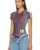 Jaded London Jaded London Illusion Print Football Baby Tee - 2