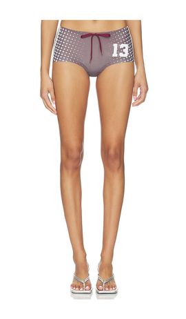 Jaded London Jaded London Illusion Print Football Mini Shorts