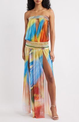 JADED LONDON JADED LONDON Jewel Band Sleeveless Maxi Dress