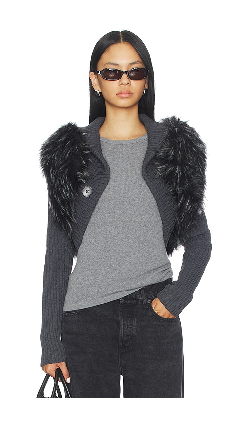 【Jaded London】Fur Jacket (M) Jaded London Mendoza Faux Fur Jacket in Brown | REVOLVE
