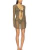Jaded London Jaded London Knit Hooded Cutout Mini Dress - 2