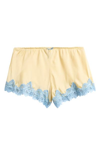 JADED LONDON JADED LONDON Lace Trim Satin Shorts