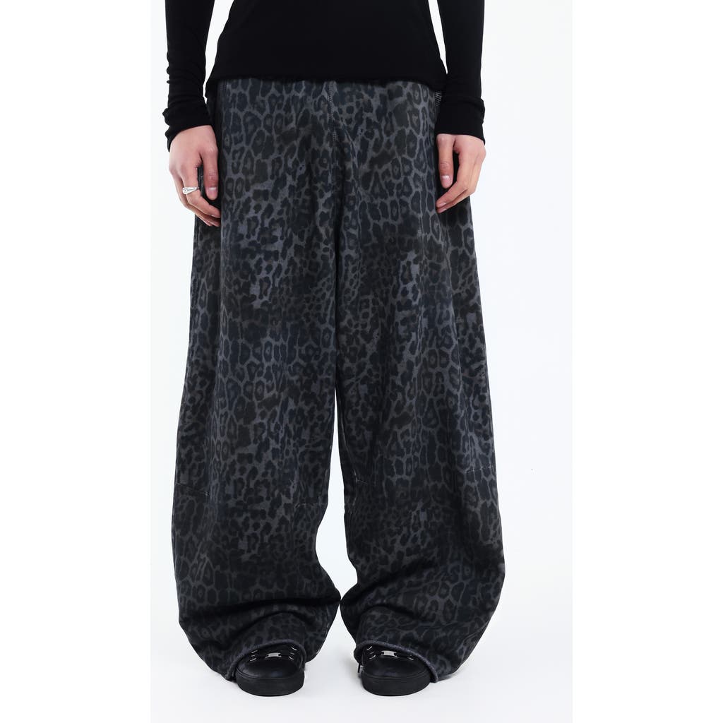 JADED LONDON JADED LONDON Leopard Print Monster Sweatpants
