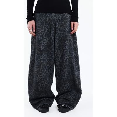 JADED LONDON JADED LONDON Leopard Print Monster Sweatpants