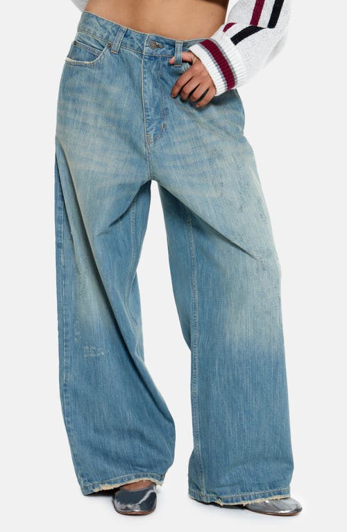 JADED LONDON JADED LONDON Light Wash Slub Colossus Jeans