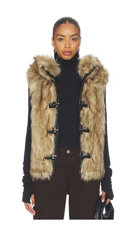 Jaded London Jaded London Mendoza Faux Fur Gilet
