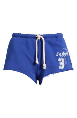 JADED LONDON JADED LONDON Mini Cutoff Cotton Blend Sweat Shorts