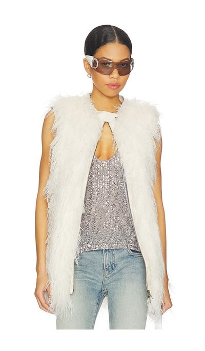 Jaded London Jaded London Mongolian Biker Gilet
