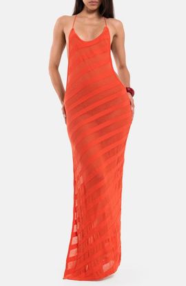 JADED LONDON JADED LONDON Noir Knit Maxi Dress