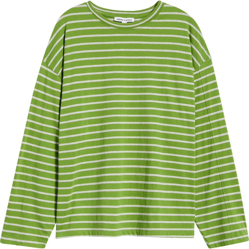 JADED LONDON JADED LONDON Oversize Stripe Long Sleeve T-Shirt
