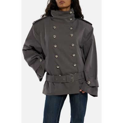 JADED LONDON JADED LONDON Oversized Short Trench Coat