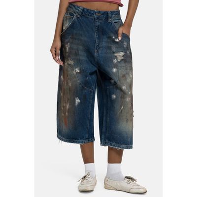 JADED LONDON JADED LONDON Painted Colossus Crop Wide Leg Jeans