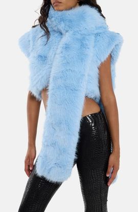 JADED LONDON JADED LONDON Saskia Faux Fur Shrug