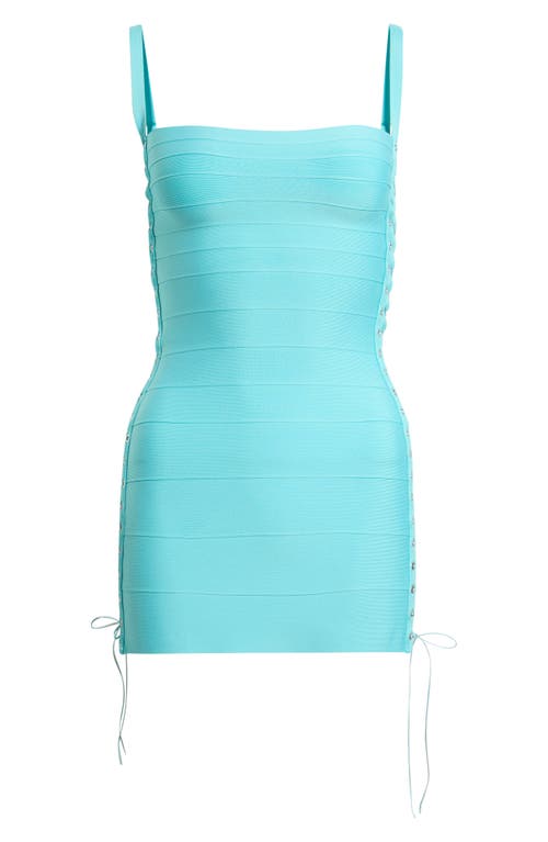 JADED LONDON JADED LONDON Side Tie Knit Bandage Minidress