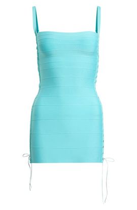 JADED LONDON JADED LONDON Side Tie Knit Bandage Minidress